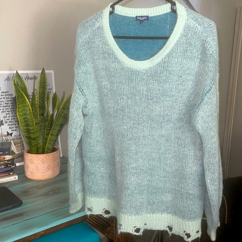 Splendid women’s crew neck long sleeve pullover